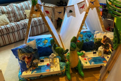Roarsome Dinosaurs themed teepees