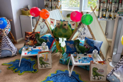 Roarsome Dinosaurs themed teepees