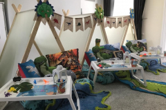 Roarsome Dinosaurs themed teepees